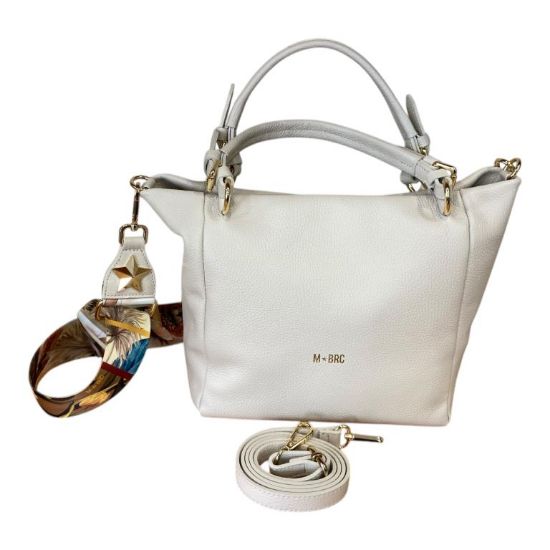 Immagine di M BRC borsa donna Bauletto Medio in pelle da braccio con 2 tracolle dispon C077