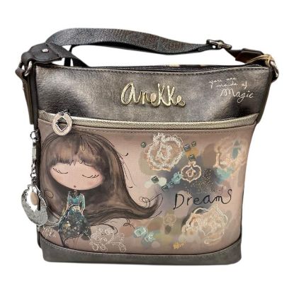 Immagine di ANEKKE Borsa Donna Sacca Media da spalla con tracolla e tasche org. 41703069