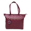 Immagine di MBRC Shopper da spalla in pelle di vitello / tasche esterne / Made in Italy G374