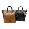 Immagine di MBRC borsa donna shopper PELLE Grande da braccio con tracolla / Made Italy G194