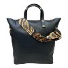 Immagine di MBRC borsa donna shopper PELLE Grande da braccio con tracolla / Made Italy G194