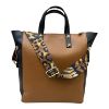 Immagine di MBRC borsa donna shopper PELLE Grande da braccio con tracolla / Made Italy G194