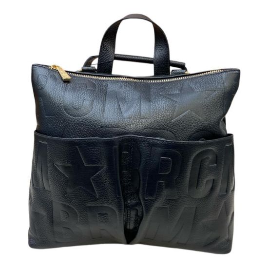 Immagine di MBRC Zaino in pelle di vitello portabile anche a tracolla / Made in Italy G253