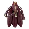 Immagine di MBRC Borsa donna tracollina IN PELLE / da spalla con 3 divisori interni G161