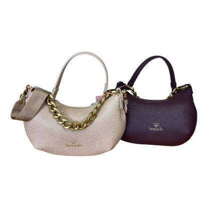 Immagine di BRACCIALINI Sacca mezza luna Piccola da spalla cn tracolla e pochette COL B18532