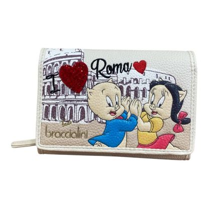 Immagine di BRACCIALINI CARTOLINE PORTAFOGLI MEDIO CLASSICO 7 CARD+SPICCI LT210