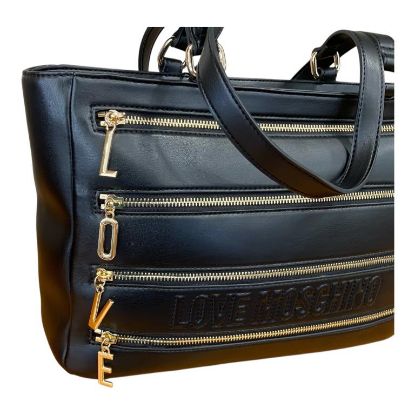 Immagine di LOVE MOSCHINO BORSA DONNA SHOPPER Grande da spalla CON 4 TASCHE ESTERNE JC4342