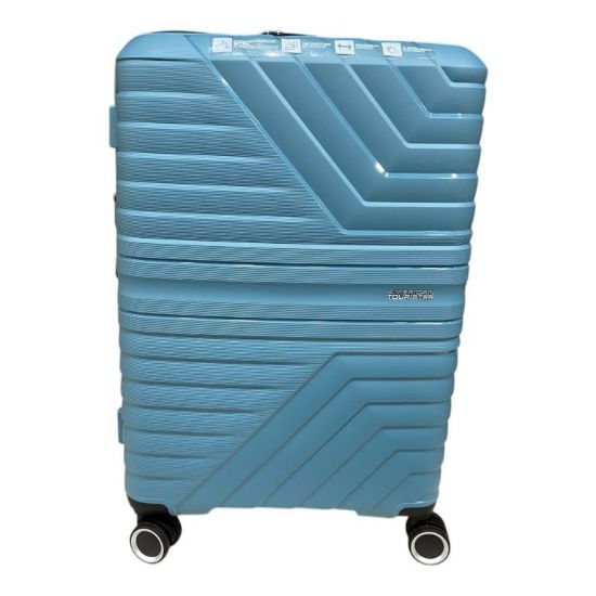 Immagine di American Tourister TROLLEY SPINNER 4 RUOTE Grande 4kg Super L blu 78 cm MI1003