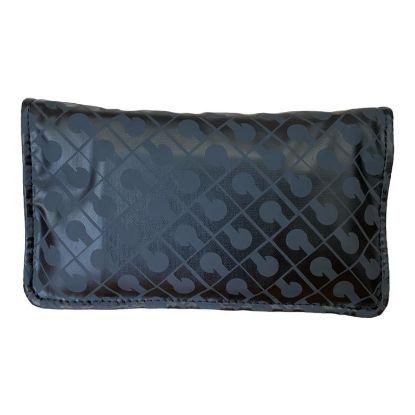 Immagine di GHERARDINI PORTAFOGLIO DONNA MORBIDO IN TESSUTO CHIUSO CON STRAPPO nero GH 0422