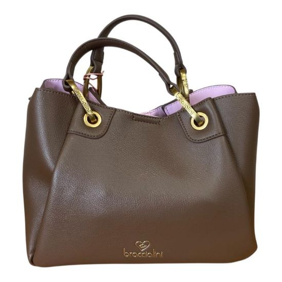 Immagine di BRACCIALINI Borsa Shopper Media da braccio cn tracolla e pochette interna B18501