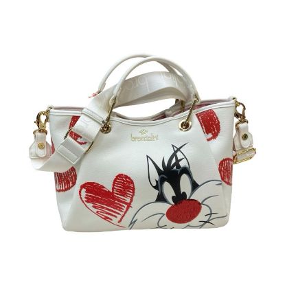 Immagine di BRACCIALINI Looney Tunes Borsa Shopper da braccio + tracolla GATTO SILVEST LT267