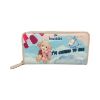 Immagine di BRACCIALINI PORTAFOGLI DONNA A 2 SCOMPARTI ZIP arou 12 CARD Cani gatti B18803AL