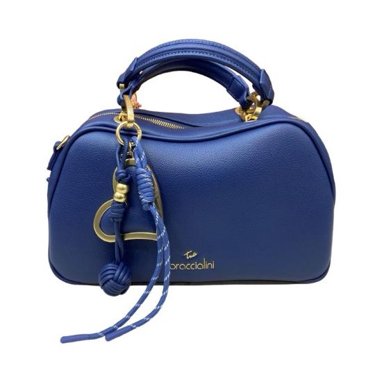 Immagine di BRACCIALINI Borsa donna Bauletto da braccio con tracolla x la spalla BLU B19111