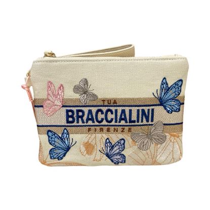 Immagine di BRACCIALINI Pochette a mano con maniglia e tasche interne B18992