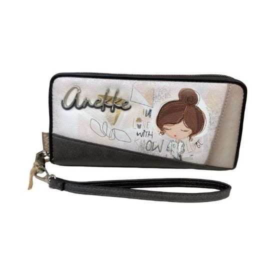 Immagine di ANEKKE PORTAFOGLI DONNA con 4 DIVISORI CHIUSO DA ZIP 8 CREDIT card 42809908