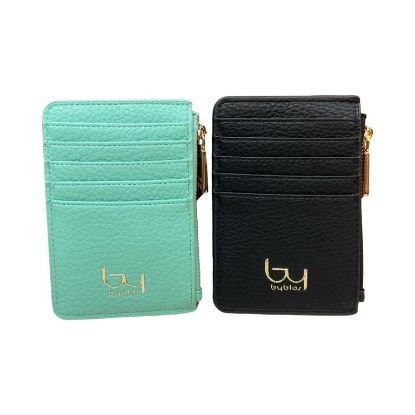 Immagine di BYBLOS PORTAFOGLI DONNA credit card piatto 10 FESSURE e zip 98B820
