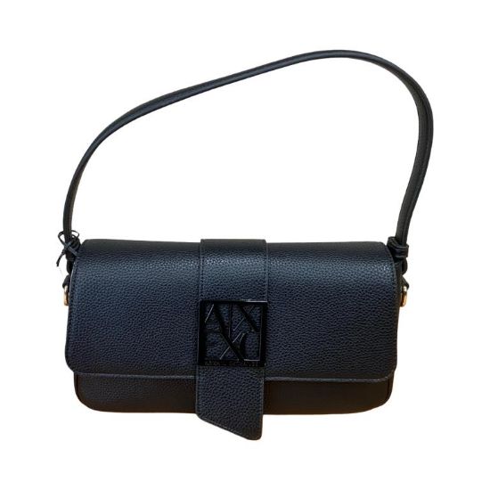 Immagine di Armani Exchange Borsa Sacca da spalla chiusa da PATTA tracolla regolab NERO 2592