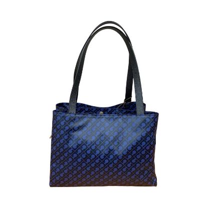 Immagine di GHERARDINI BORSA DONNA SHOPPING MEDIA DA SPALLA CON 3 DIVISORI BLU GH 0222