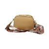 Immagine di MBRC Borsa donna Piccola tracollina da spalla 3 divisori / pelle Made Italy 118H