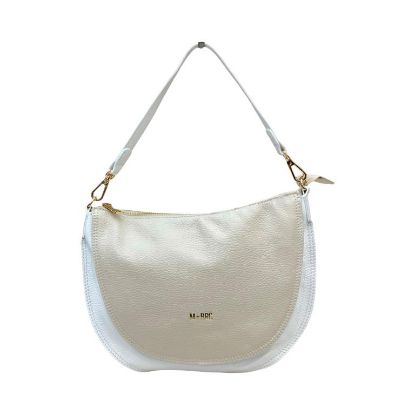 Immagine di MBRC borsa sacca Media PIATTA da spalla in pelle di vitello 2 tracolle 186h