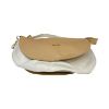 Immagine di MBRC borsa sacca Media PIATTA da spalla in pelle d vitello 2 tracolle CAMEL 186h