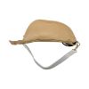 Immagine di MBRC borsa sacca Media PIATTA da spalla in pelle d vitello 2 tracolle CAMEL 186h