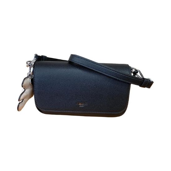 Immagine di Pash Bag BORSA Donna TRACOLLINA DA SPALLA 2 tracolle Chiusa da pattina NER JUDIE