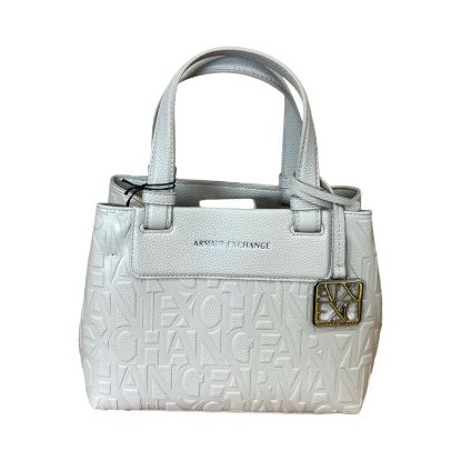 Immagine di ARMANI EXCHANGE borsa donna shopping PICCOLA tracolla e divisori Grigio XW1576