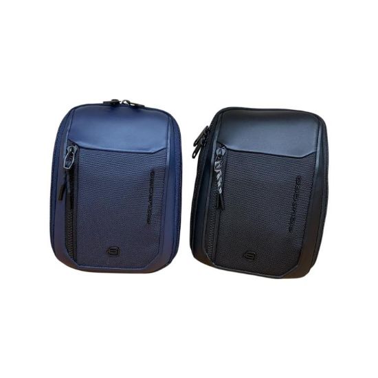 Immagine di PIQUADRO BORSELLO UOMO Medio TESSUTO e PELLE TRACOLLA tasca MINI IPAD CA6933S143