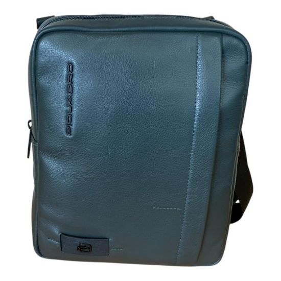 Immagine di PIQUADRO BORSELLO UOMO In Pelle TRACOLLA reg. / PORTA IPAD TASCHE ORGANIZZ Verde CA1816W137