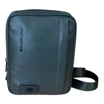 Immagine di PIQUADRO BORSELLO UOMO IN PELLE CON TRACOLLA Adatto PER MINI IPAD Verde CA3084W137