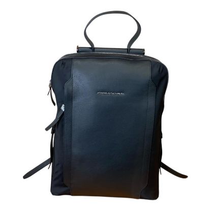Immagine di PIQUADRO BORSA DONNA ZAINO PROFESSIONALE Tessuto e Pelle pc 14" nero CA4576W92T