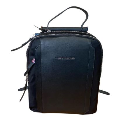 Immagine di PIQUADRO BORSA DONNA ZAINO Medio Professionale Tessuto e pelle con 2 scomparti Nero CA5566W92