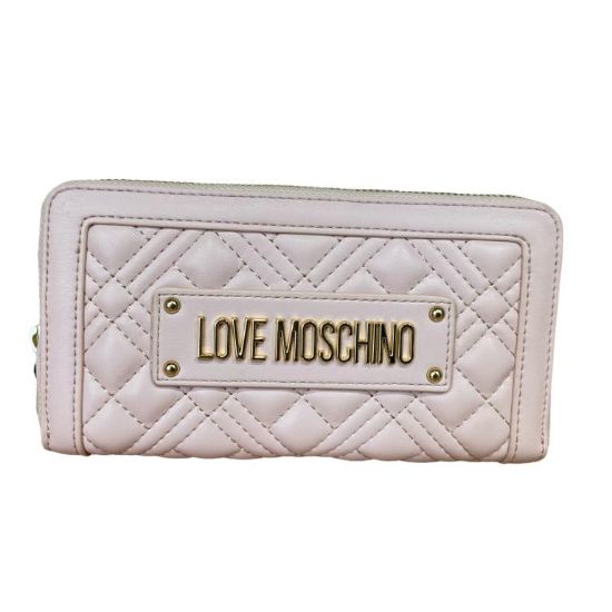 Immagine di LOVE MOSCHINO PORTAFOGLI DONNA A 2 SCOMPARTI CHIUSO da ZIP 8 CARD colorS JC5600