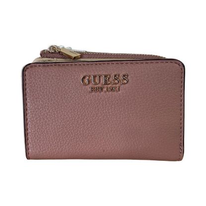 Immagine di GUESS PORTAFOGLI DONNA Medio Piccolo 3 CARD Monete esterne ROSA BG35156