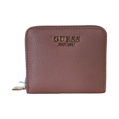 Immagine di GUESS PORTAFOGLI DONNA Medio Piccolo CHIUSO con ZIP 4 CARD ROSA BG35137