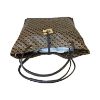 Immagine di GHERARDINI BORSA DONNA SHOPPER Grande a 2 MANICI DA SPALLA Nero/Marrone GH 0323