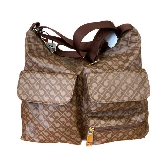 Immagine di GHERARDINI BORSA DONNA SACCA DA SPALLA TASCHE Esterne TRACOLLA REG Castoro 0332