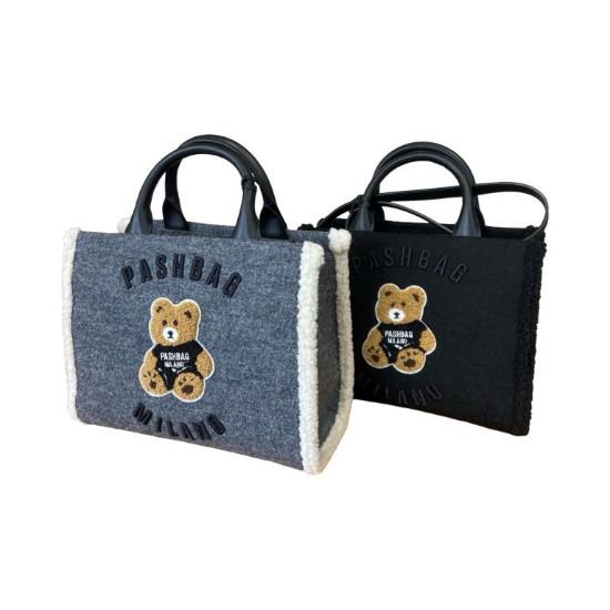 Immagine di PASH BAG Borsa donna Shopper Media da braccio con tracolla x spalla ORSO MARGE