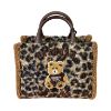 Immagine di PASH BAG Borsa donna Shopper Media da braccio cn tracolla x spalla Leopard MARGE