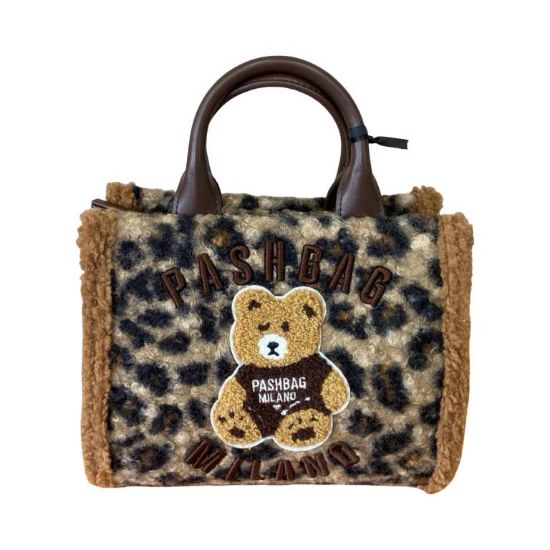 Immagine di PASH BAG Borsa donna Shopper Piccola da braccio cn tracolla x spalla Leop MARGE
