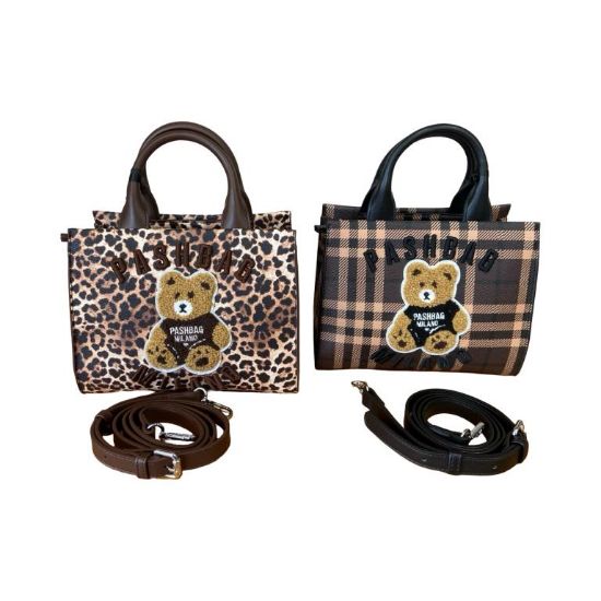 Immagine di PASH BAG Borsa donna Shopper Piccola da braccio cn tracolla x spalla Color MARGE