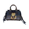 Immagine di PASH BAG Borsa donna Shopper Piccola FRANGE da braccio con tracolla applic MARGE