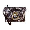 Immagine di PASH BAG BORSA DONNA CLUTCH POCHETTE PIATTA DA POLSO CON TRACOLLA applic SOPHIE