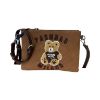 Immagine di PASH BAG BORSA DONNA CLUTCH POCHETTE PIATTA DA POLSO CON TRACOLLA regolab SOPHIE