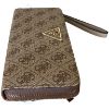 Immagine di GUESS PORTAFOGLI DONNA pochette da polso DIVISORI CHIUSO da ZIP 12 CARD SG59146