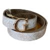 Immagine di GUESS CINTURA donna sottile REVERSE 2,4 cm Marrone/Bianco BW9456