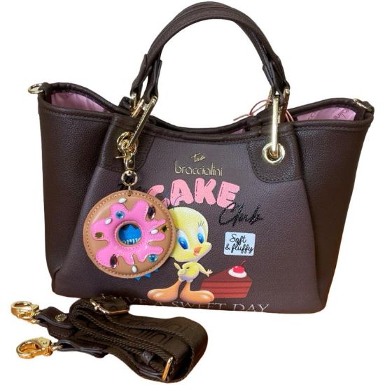 Immagine di BRACCIALINI Looney Tunes Borsa Shopper da braccio + tracolla TITTY LT310