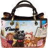 Immagine di BRACCIALINI Firenze Borsa Shopper da braccio con tracolla CANI DOG LOVE B19161