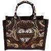 Immagine di BRACCIALINI Borsa Shopper Media da braccio con tracolla e pochette MARRON B19281